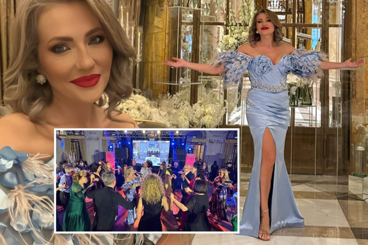 Mirela Vaida, moment special la petrecerea de după cununia civilă a fiului Gabrielei Firea. Prezentatoarea TV a întreținut atmosfera / VIDEO