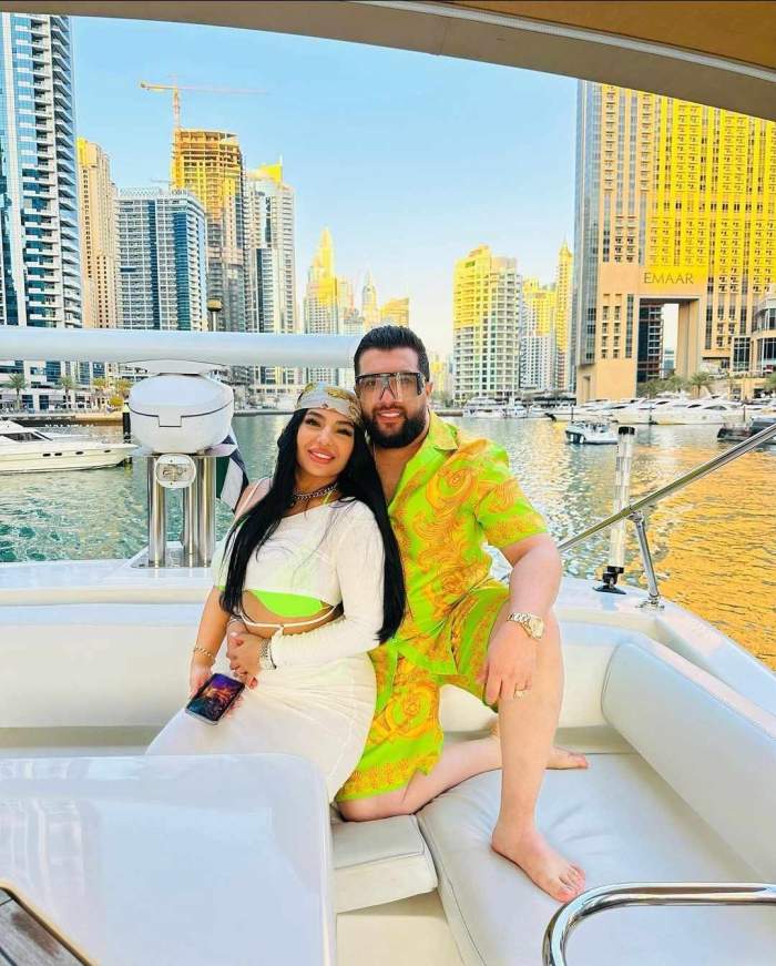 Tzancă Uraganu și Alina Marymar în vacanță.