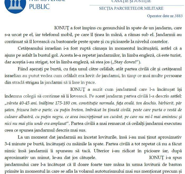 Cât i-a costat pe românii de rând dosarul „10 august”! / Procurorii militari le-au făcut jandarmilor găzari „nota de plată”