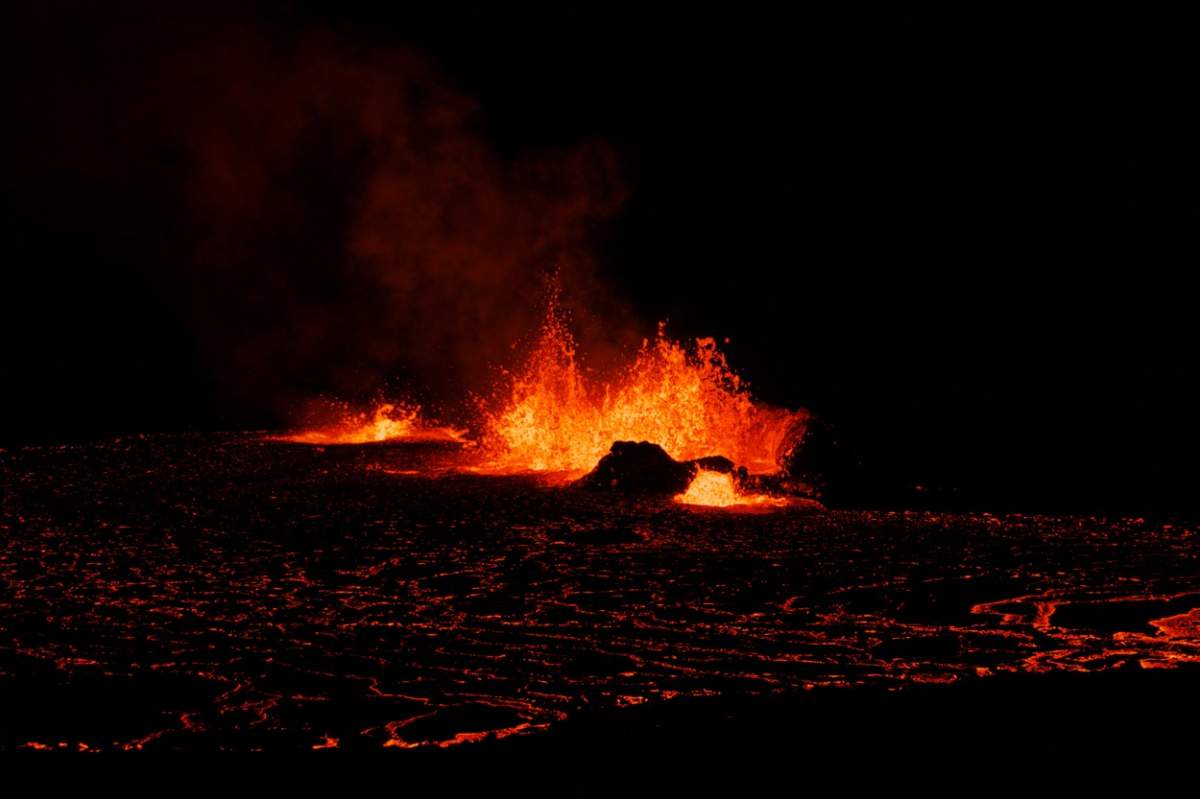 vulcan erupt în Islanda în 2022.