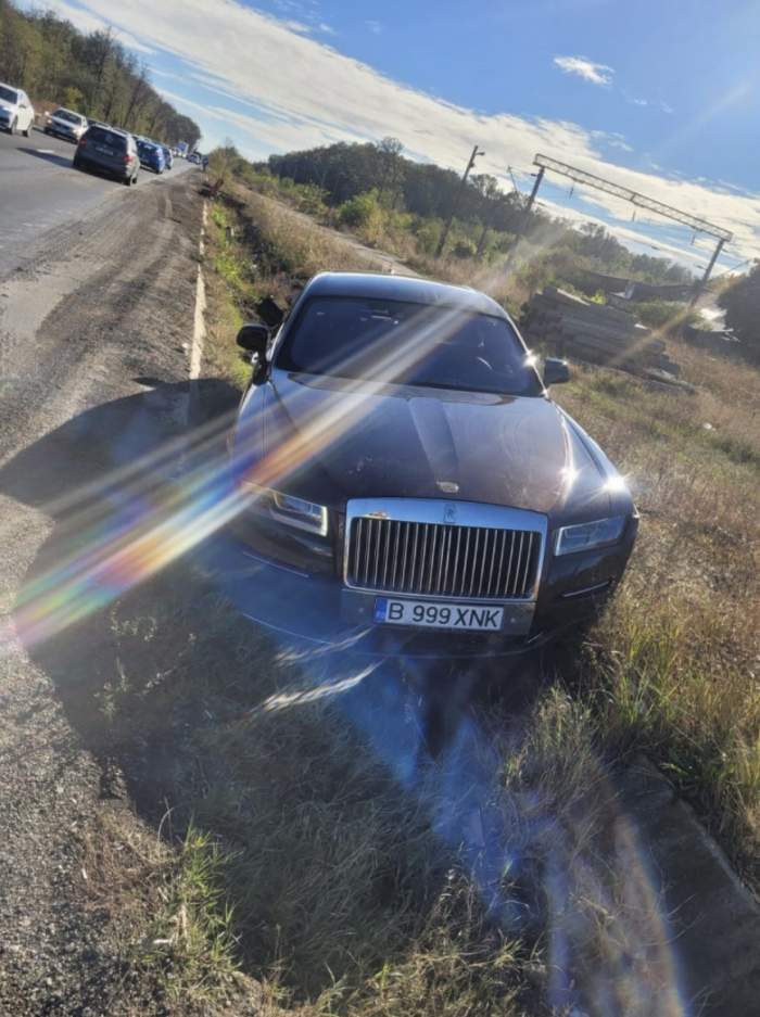 Bolidul de lux al lui Gigi Becali, implicat într-un accident rutier! Cine se afla la volanul autoturismului în acel moment / FOTO