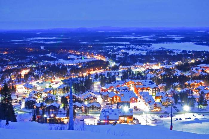 Costul unei vacanțe în Laponia poate varia considerabil în funcție de sezon
