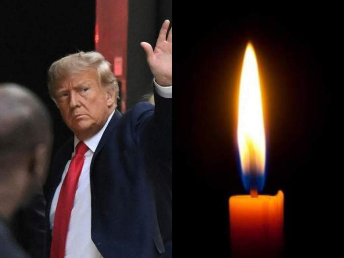 Donald Trump și o lumânare