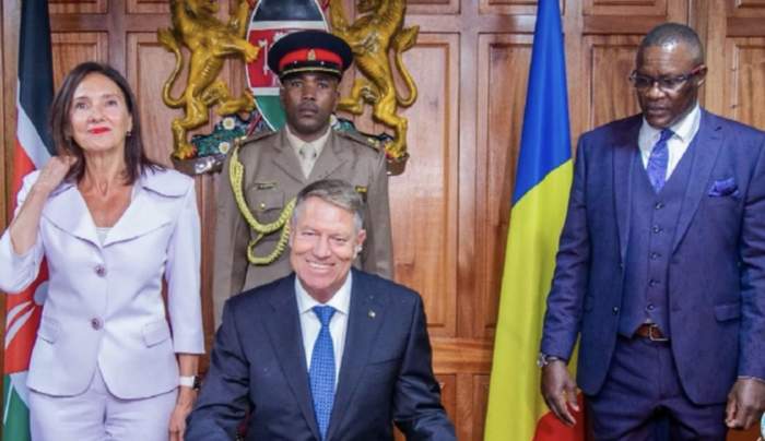 Klaus Iohannis a ajuns in Kenya