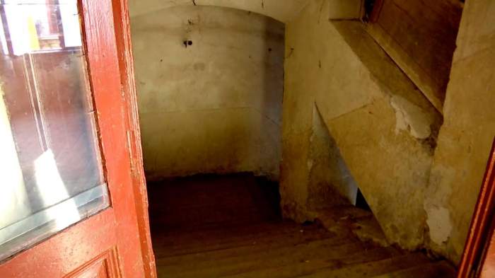 scările casei lui Laurențiu Rus