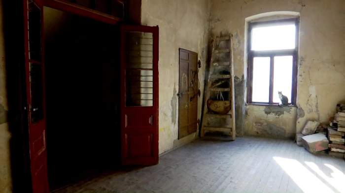 imagine din  interiorul casei lui Laurențiu Rus