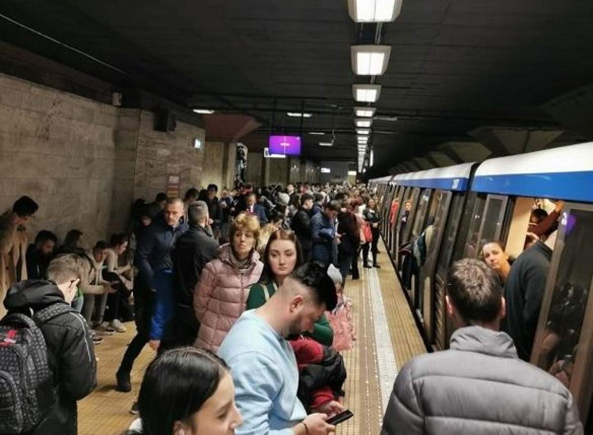 un metrou în București