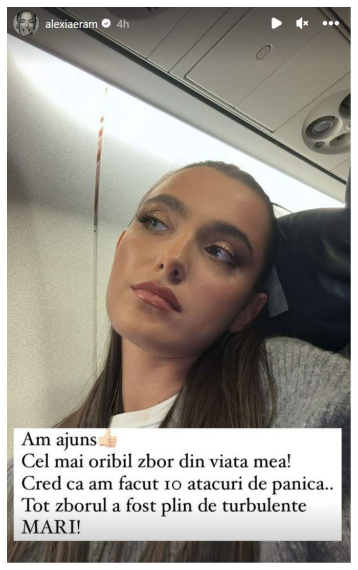 Alexia Eram, probleme în timpul zborului către Serbia. Ce a pățit concurenta de la America Express: ”Am avut...” / FOTO