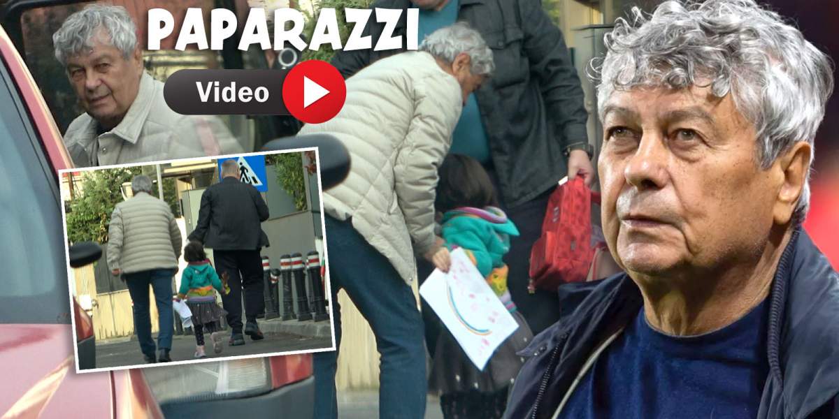 Mircea Lucescu, un străbunic foarte atent! Imagini înduioșătoare cu antrenorul de fotbal și strănepoțica lui / PAPARAZZI