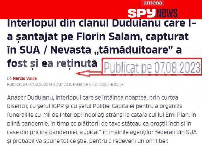 Gest bizar făcut de interlopul condamnat pentru că l-a șantajat pe Florin Salam / Pregătește dispariția definitivă?