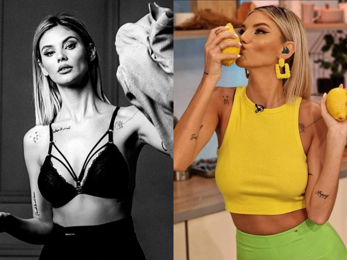 Ramona Olaru s-a îmbrăcat cu haine provocatoare. Ramona Olaru la o ședință foto