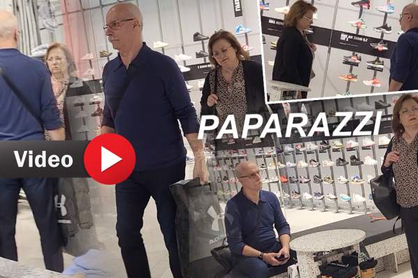 Ce face un bărbat care își iubește foarte mult soția? Merge cu ea la cumpărături! Cât de atent este Octavian Bellu cu partenera lui / PAPARAZZI