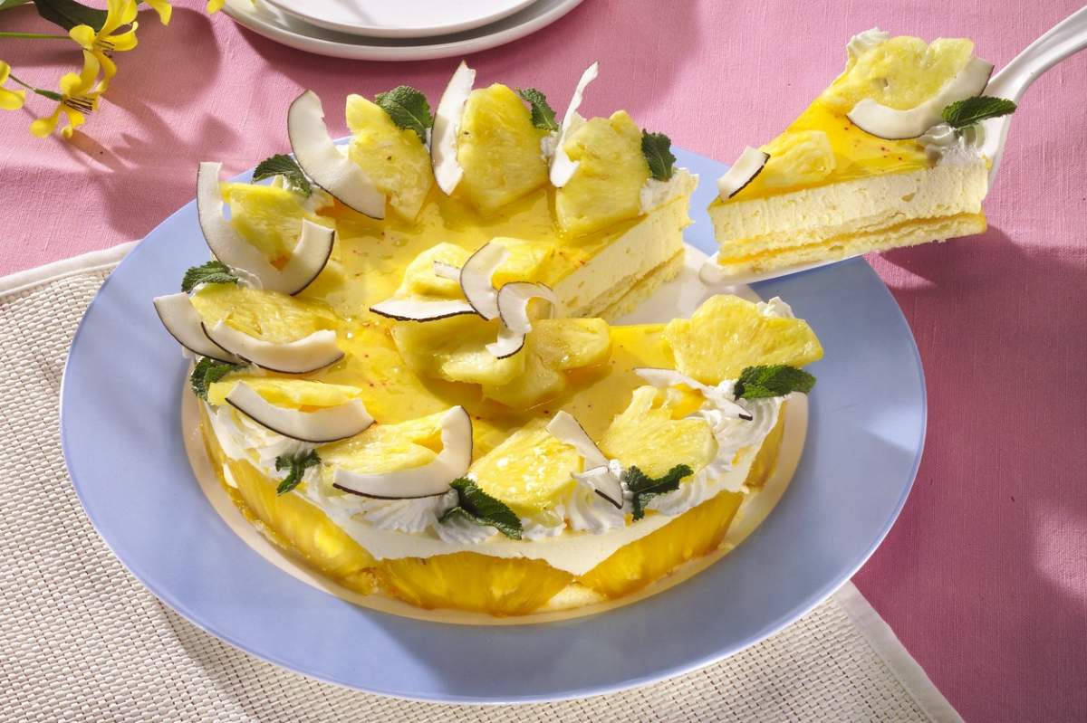 Tort cu ananas și vanilie