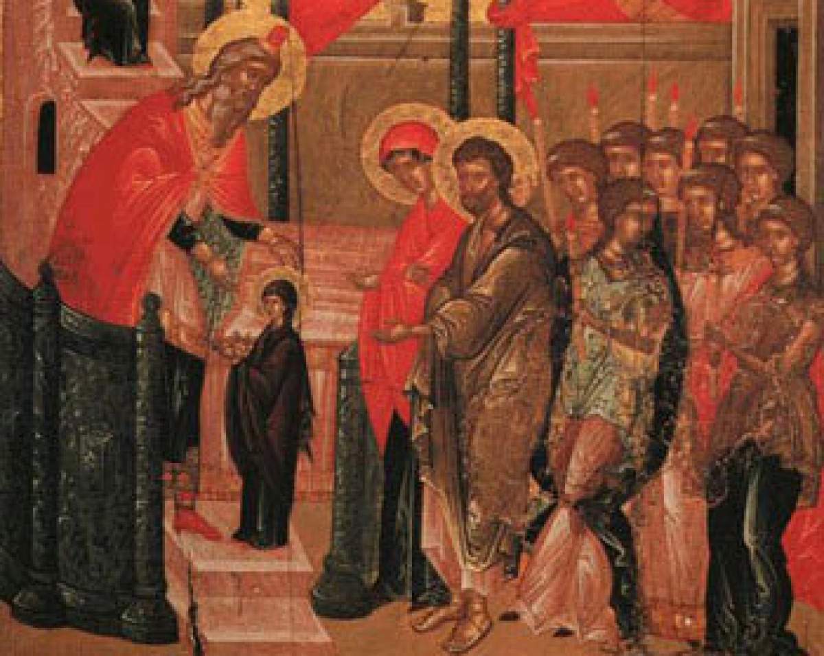 21 noiembrie, sărbătoare cu cruce roșie. Ce semnificație are Intrarea in Biserică a Maicii Domnului