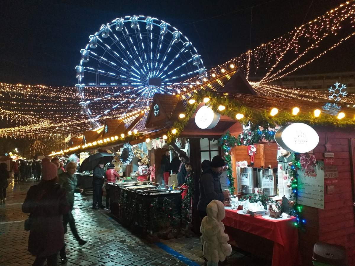 Târgul de Crăciun din Craiova s-a deschis i acest weekend