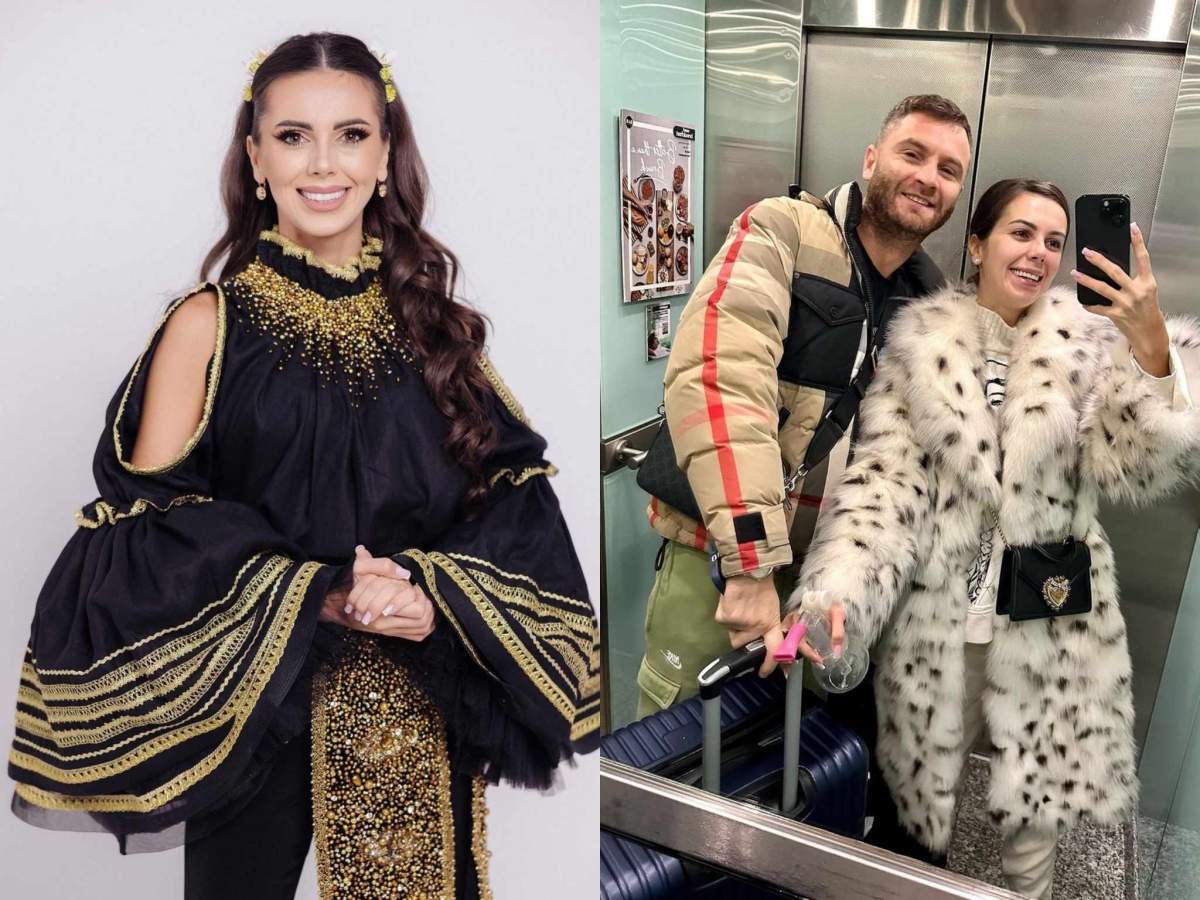 Georgiana Lobonț și-a așteptat soțul cu un tort. Georgiana Lobonț și soțul ei