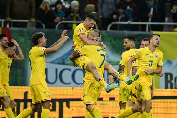 Denis Alibec a înscris primul gol în partida România - Elveția. ”Tricolorii” au deschis scorul pe Arena Națională