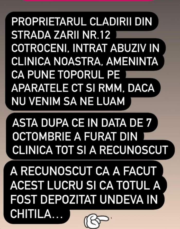 Oana Zăvoranu, amenințată de propietarul clădirii. Vedeta îl acuză că a furat din clinica ei: "A intrat abuziv și a zis că pune toporul”