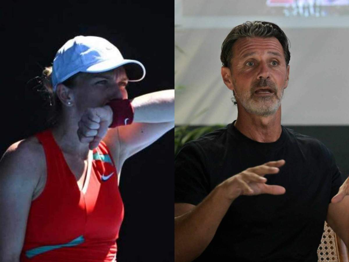 Simona Halep și Patrick Mouratoglou.