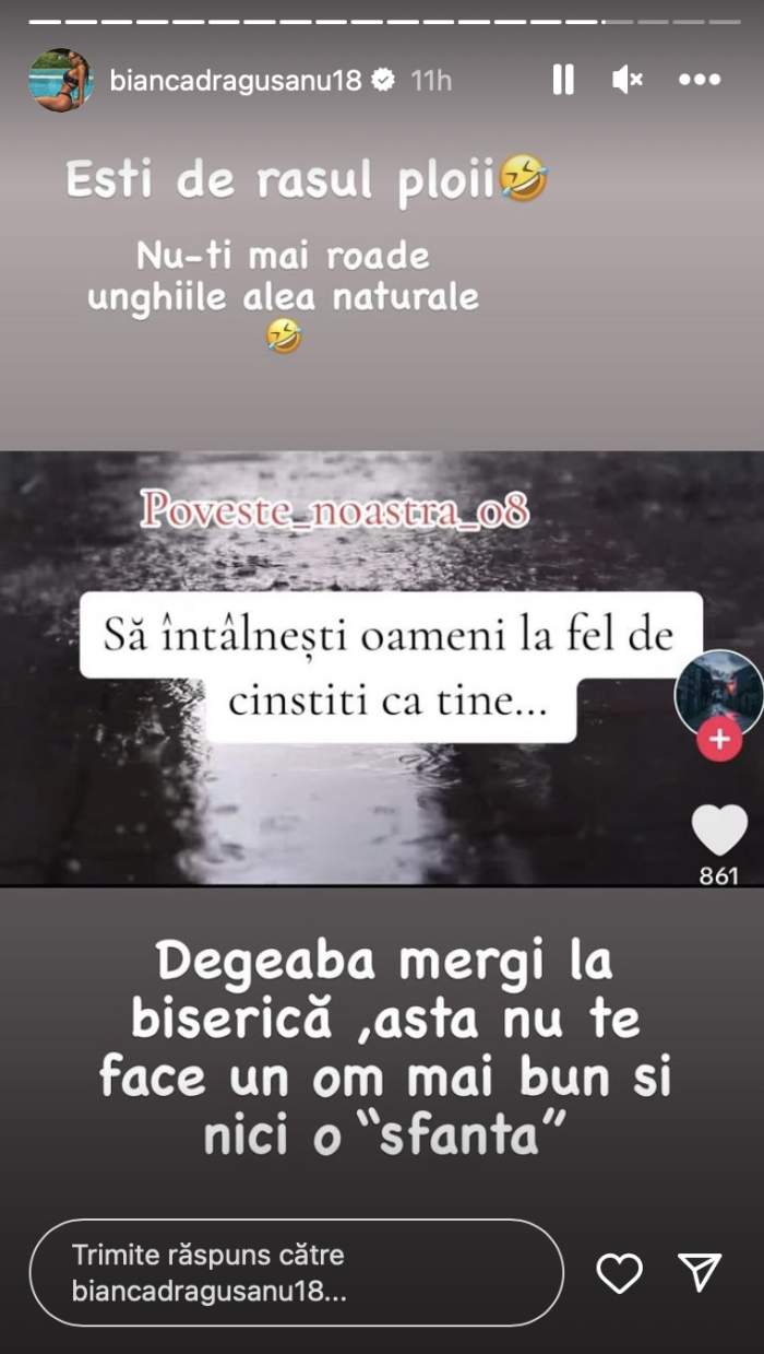 Bianca Drăgușanu, mesaj acid la adresa unei femei. Ce a supărat-o pe vedeta din showbiz-ul românesc atât de tare: „Draga mea 'fană'” / FOTO