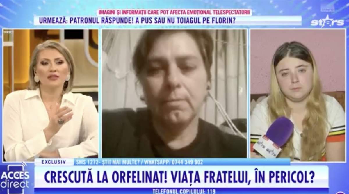 Alina, sora disperată de situația cu care se confrunta si mama ei la "Acces Direct" Mai mulți frați, abandonați de părinți, iar sora mai mare este disperată pentru că unul dintre aceștia este dependent de substanțele interzise