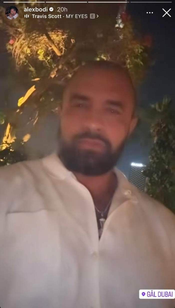 Alex Bodi a mers la un restaurant din Dubai