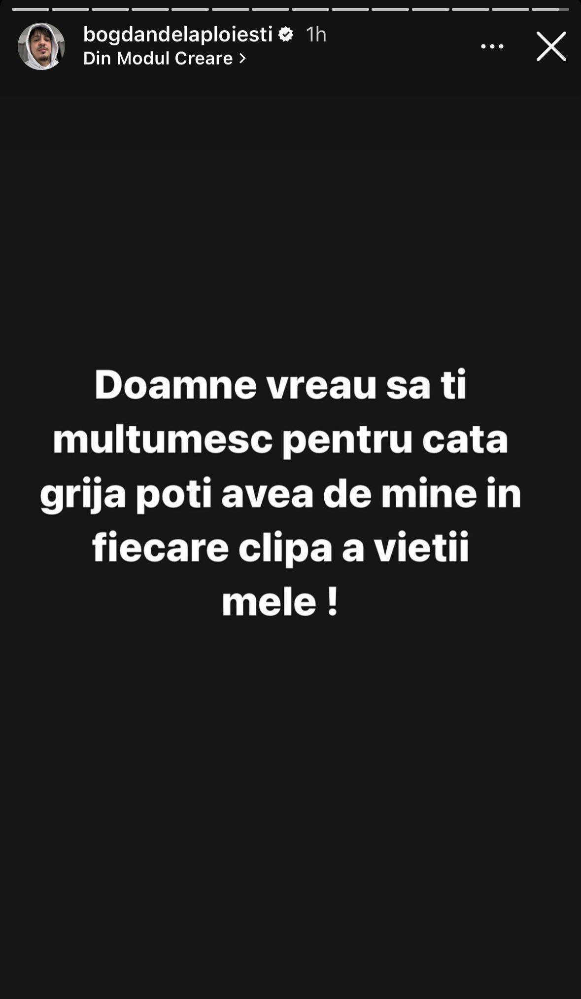 Bogdan de la Ploiești, recunoscător lui Dumnezeu pentru tot ce are. Ce mesaj a postat artistul: „Fiecare clipă a vieții...”/ FOTO