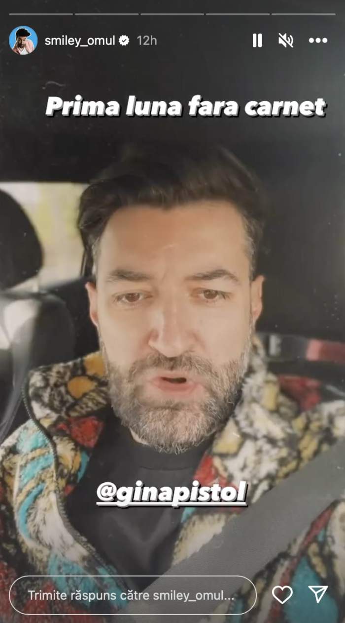 Smiley a rămas fără permis pentru trei luni