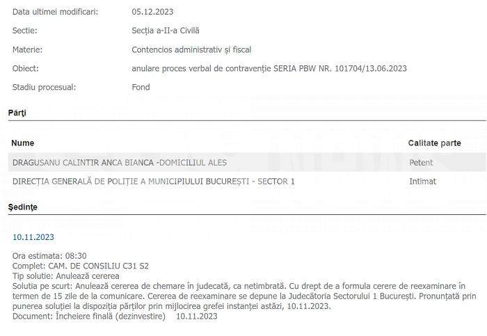 Suma incredibilă din cauza căreia Bianca Drăgușanu a pierdut procesul cu poliția / Mai are o încercare
