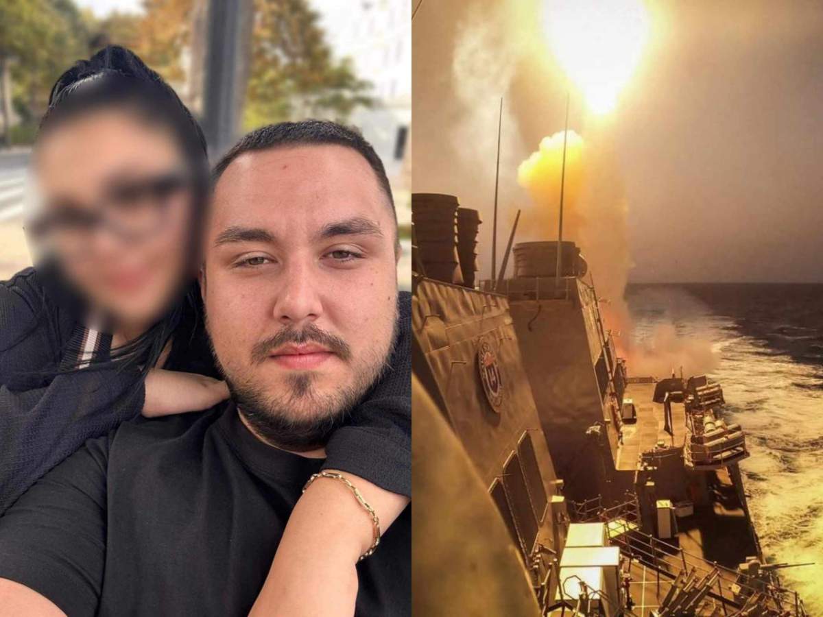 Ciprian este în stare bună. Ciprian, soția lui și o navă