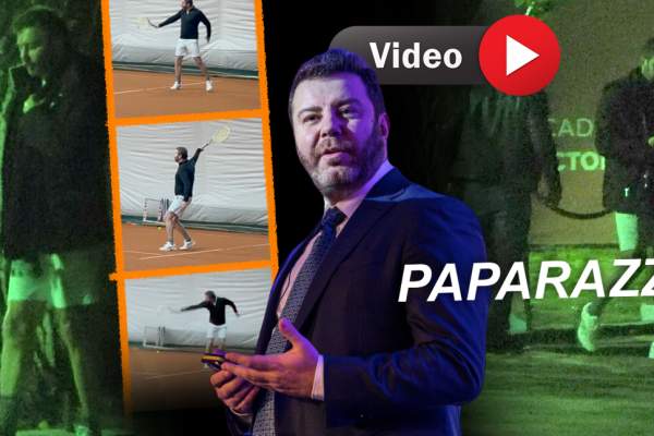 Daniel Dines, cel mai bogat român, ipostază rară! Miliardarul a făcut spectacol pe terenul de tenis! / PAPARAZZI
