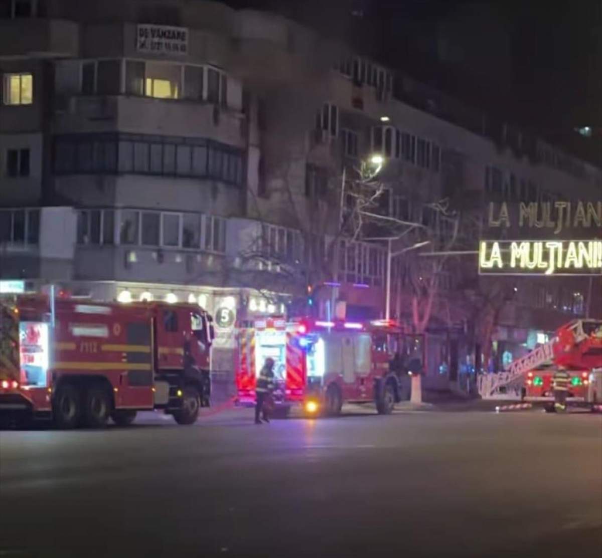 O persoană a murit într-un incendiu din Câmpina