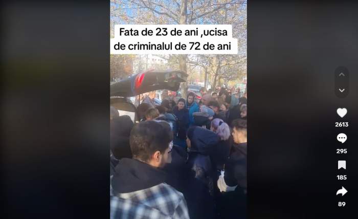 Imagini dureroase de la înmormântarea tinerei însărcinate ucisă de patronul în vârstă de 72 de ani. Beatrice a fost condusă ieri pe ultimul drum / FOTO