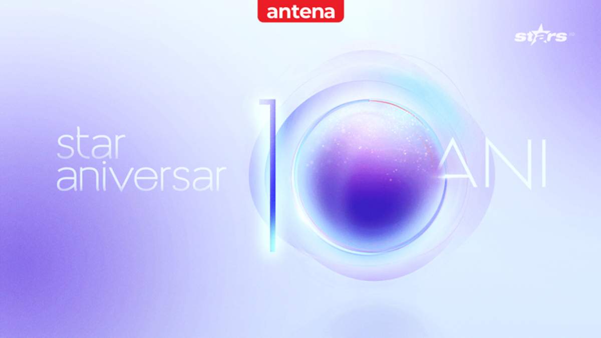 Antena Stars aniversează 10 ani pe piaţa tv din România cu un maraton de ediţii live, de la 10.00 la 22.00