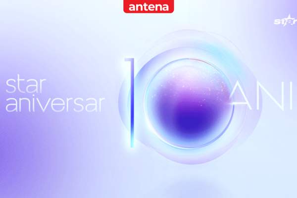 Antena Stars aniversează 10 ani pe piaţa tv din România cu un maraton de ediţii live, de la 10.00 la 22.00