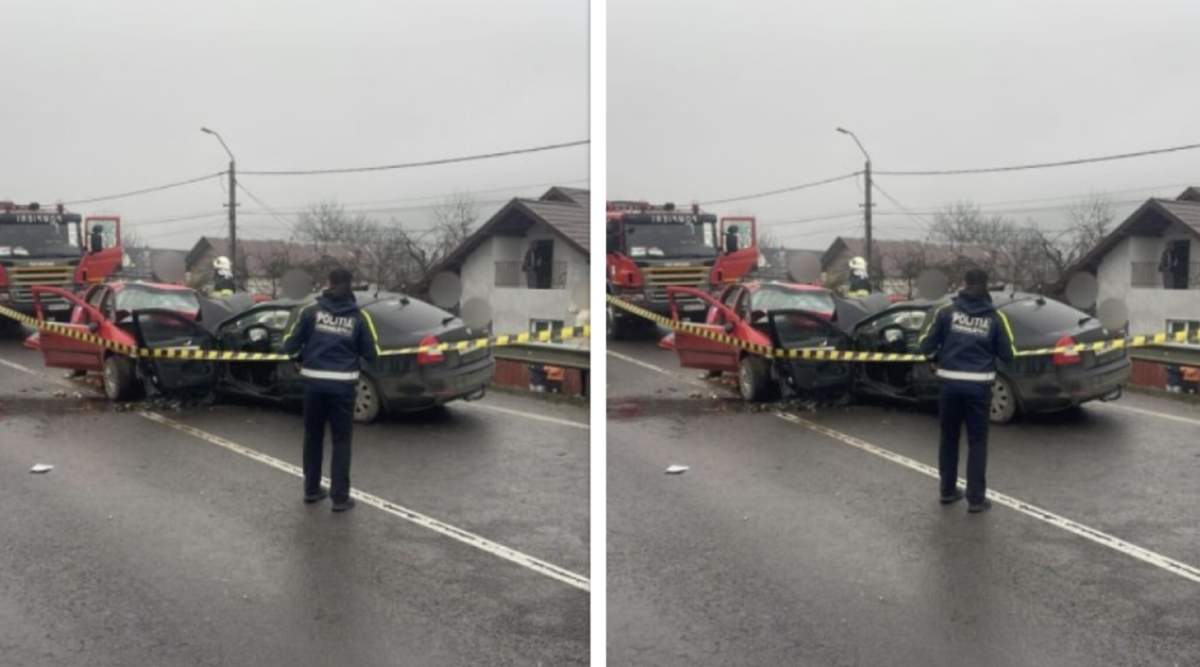 Accident în județul Argeș În urma impactului dintre două autoturisme, unul dintre răniți a decedat