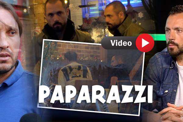 Eduard Stăncioiu și Gabi Popescu, prieteni oriunde s-ar afla. În ce ipostază au fost surprinși “greii fotbalului” / PAPARAZZI