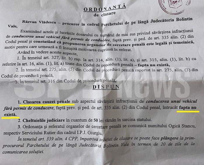 EXCLUSIV / Decizie de ultimă oră în dosarul penal al lui Stelian Ogică / Abuzul polițiștilor, demonstrat cu documente