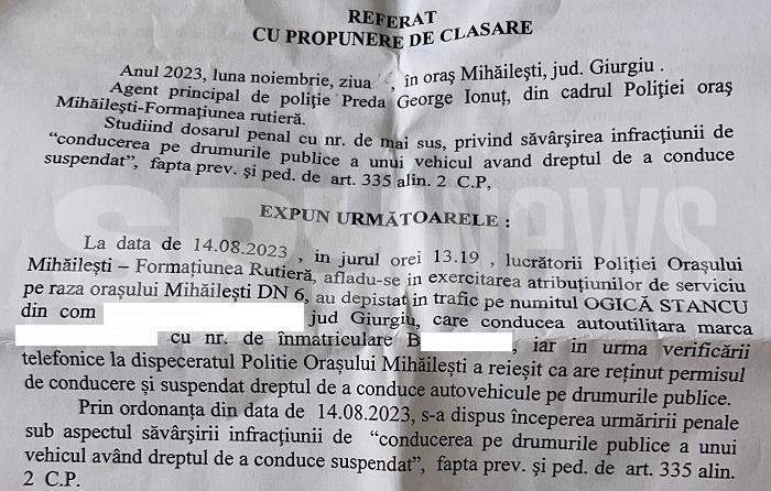 EXCLUSIV / Decizie de ultimă oră în dosarul penal al lui Stelian Ogică / Abuzul polițiștilor, demonstrat cu documente