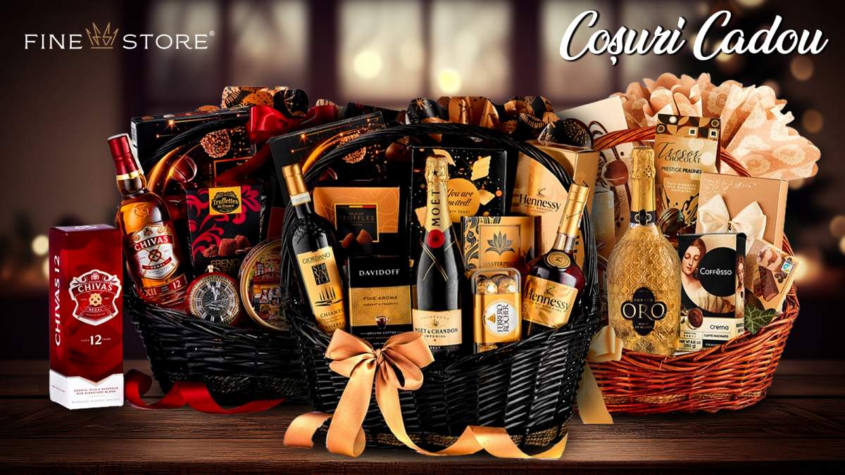FineStore are reduceri de sărbători. băuturi cadou