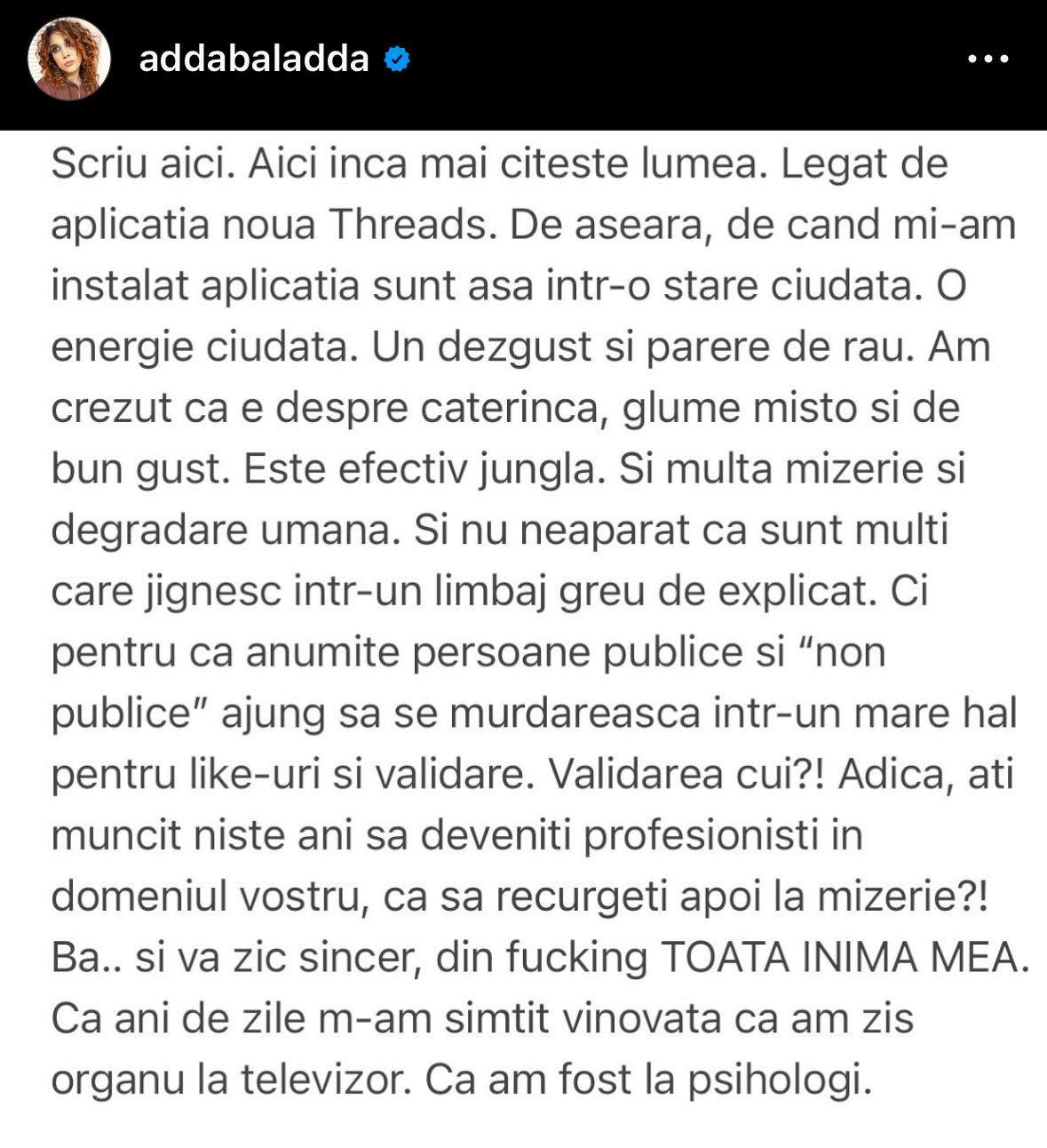 Vedete, oripilate de ce se întâmplă pe noua platformă Threads: „Dezgust și părere de rău...” / FOTO