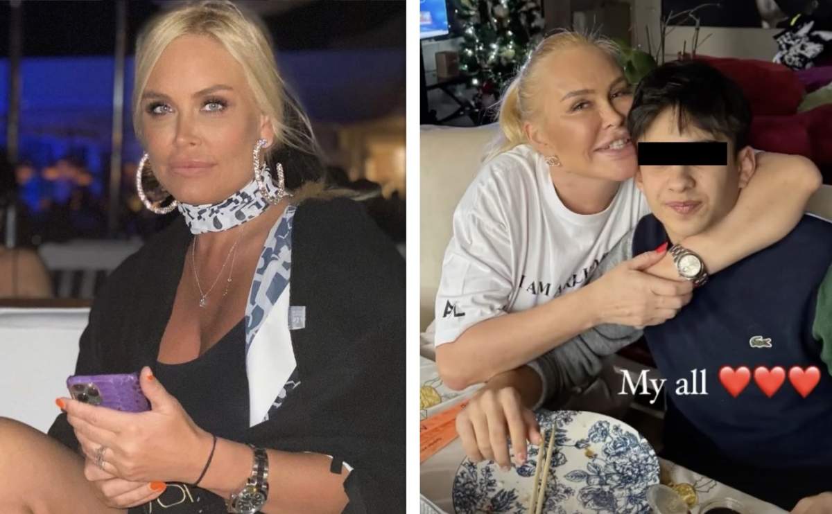 Vica Blochina si fiul ei, Evan Vica Blochina are un bait