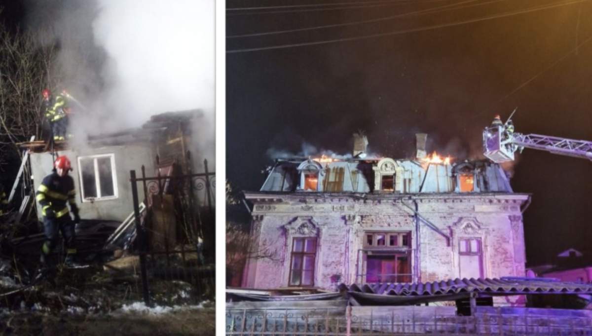 Mai multe familii și-au pierdut casa în urma flăcărilor violente