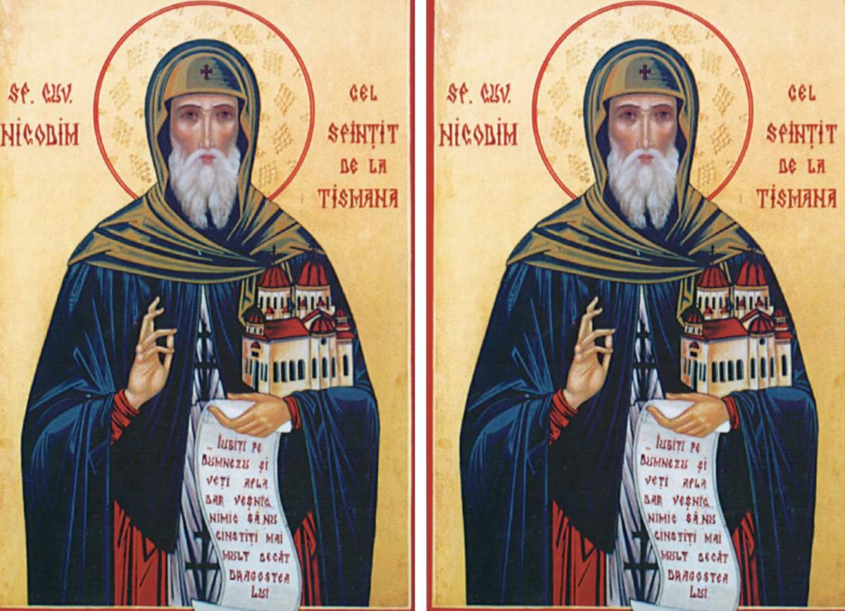 Sfântul Nicodim de la Tismana este prăznuit in cea de-a doua zi de Crăciun