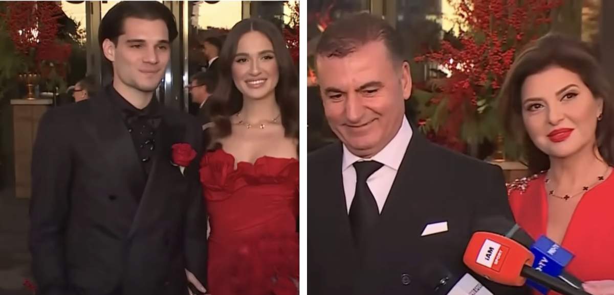 Ianis Hagi, Elena Tanse si parenti tinerei Cu doar două zile în urmă, chiar în ziua de Crăciun, ci doi și-au unit destinele în față ofițerului de stare civilă, iar apoi a urmat o petrecere fastuoasă cu peste 400 de invitați