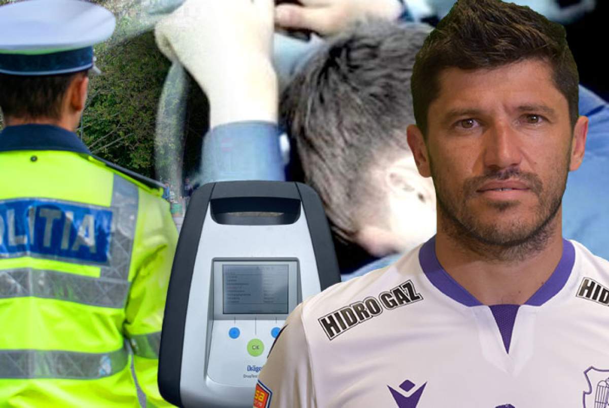 Macheta Cristi Tănase Fostului fotbalist i s-a retras permisul de conducere