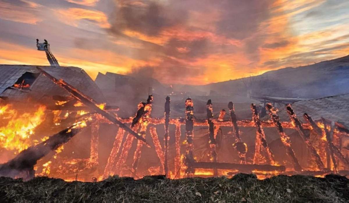 Matei se află în spital. imagine de la incendiu