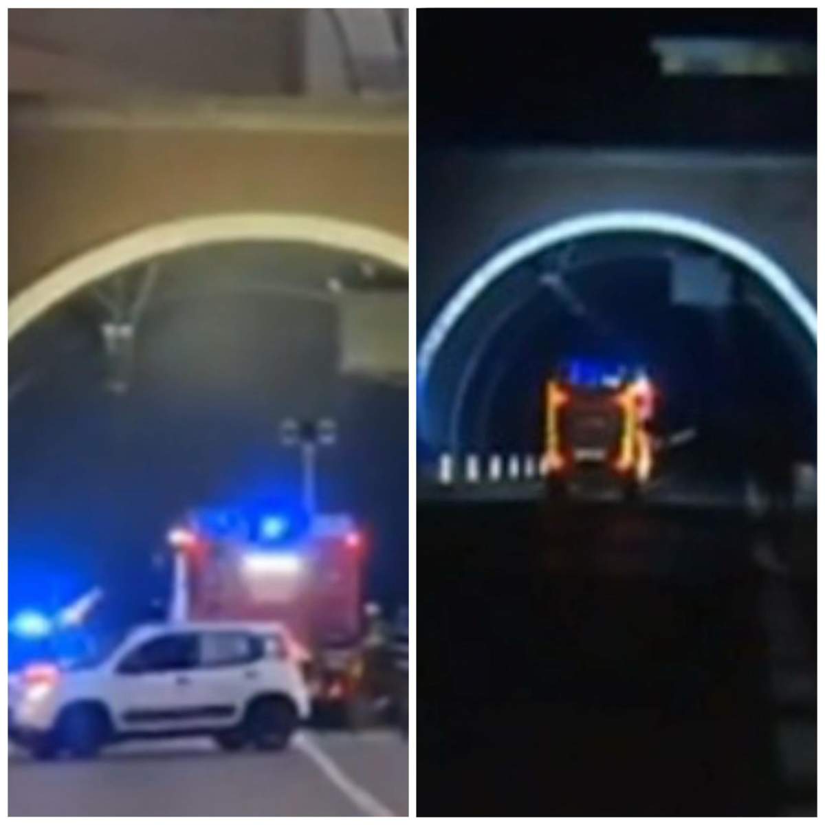Patru persoane au ars de vii într-o ambulanță, într-un tunel din Italia