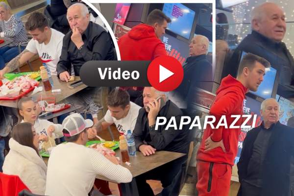 George Mihăiță știe cum să rămână în pas cu tinerii. A dat restaurantele de lux pe fast food. Gestul care arată că actorul nu ezită să îi facă pe plac fiului / PAPARAZZI