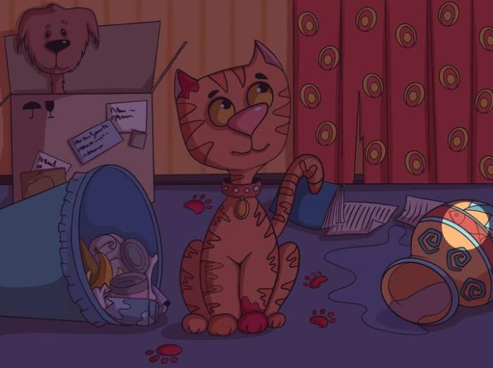 Test IQ iluzie optică! Poți observa peștele ascuns în cameră în doar 15 secunde? / FOTO